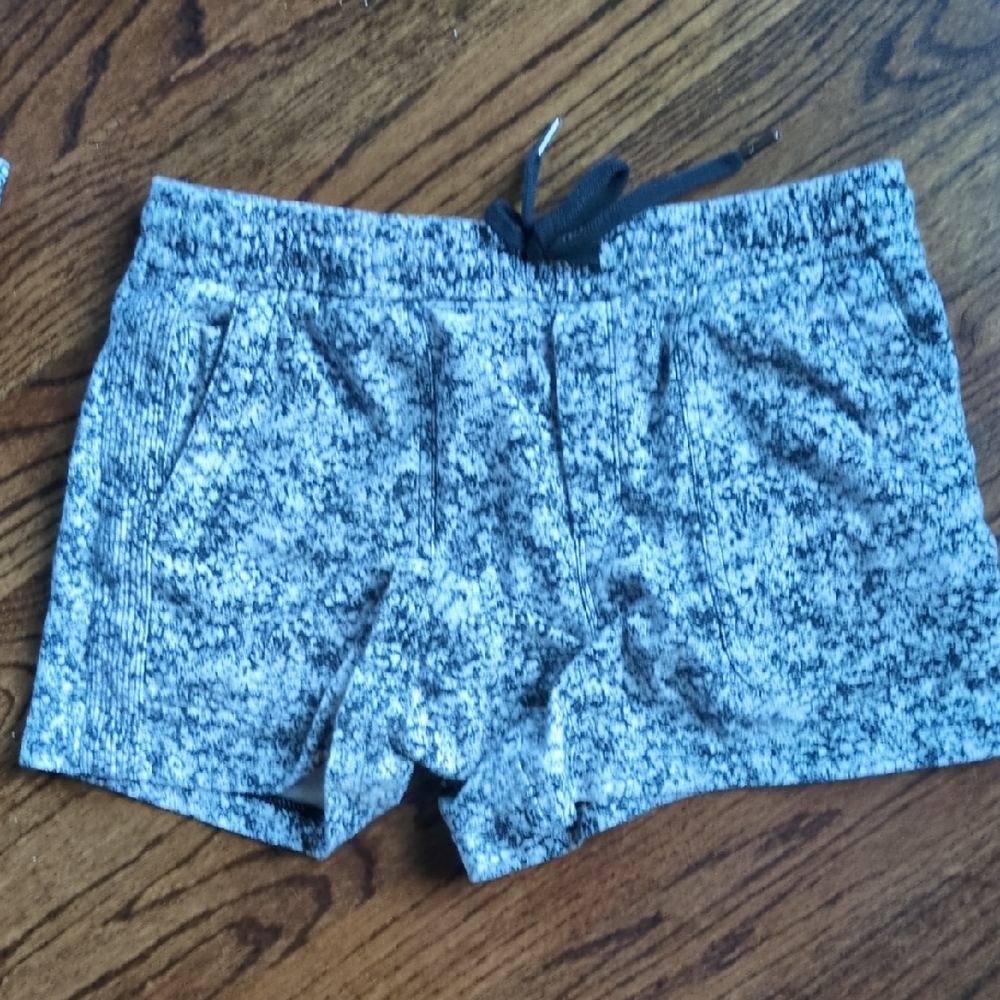 Athleta Black and White Athletic Shorts